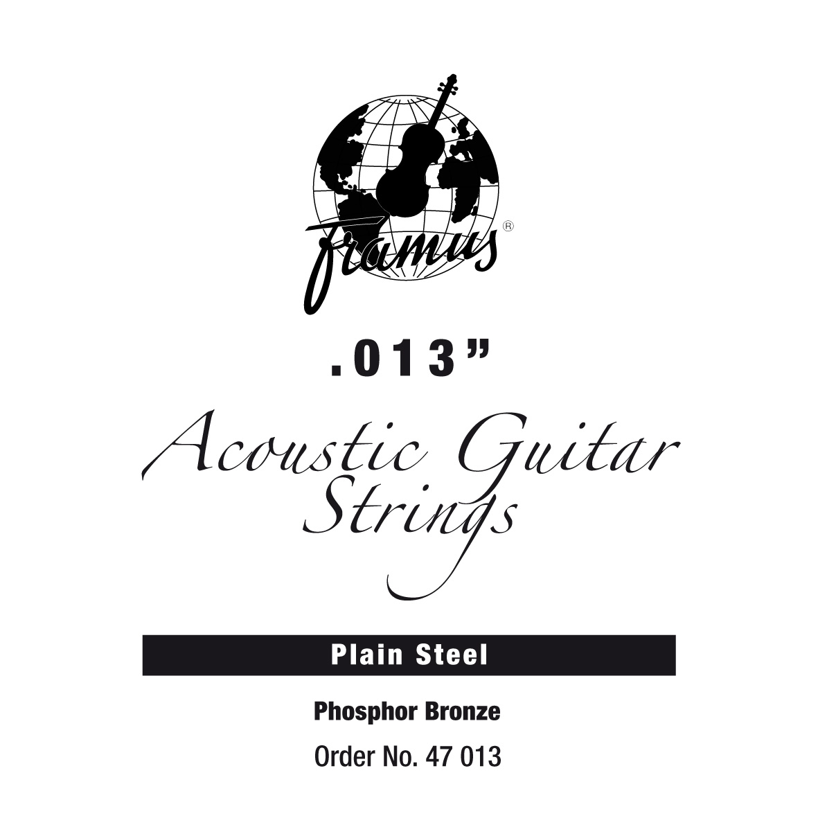 Framus Phosphor Bronze - Acoustic Guitar Single String, .013, plain