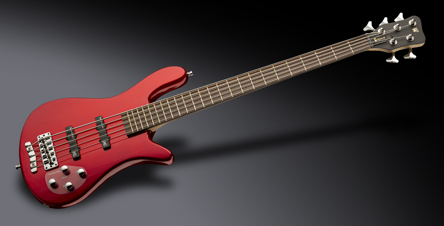 Warwick RockBass Streamer LX, 5-String - Metallic Red High Polish