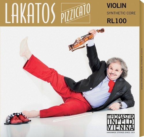 THOMASTIK RL100 LAKATOS PIZZICATO Violin Saiten Satz 4/4
