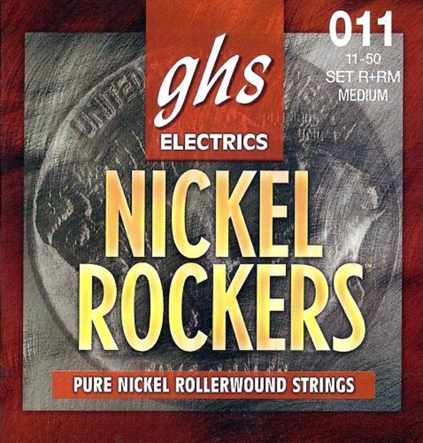 GHS Nickel Rockers - R+RM - Electric Guitar String Set, Medium, .011-.050