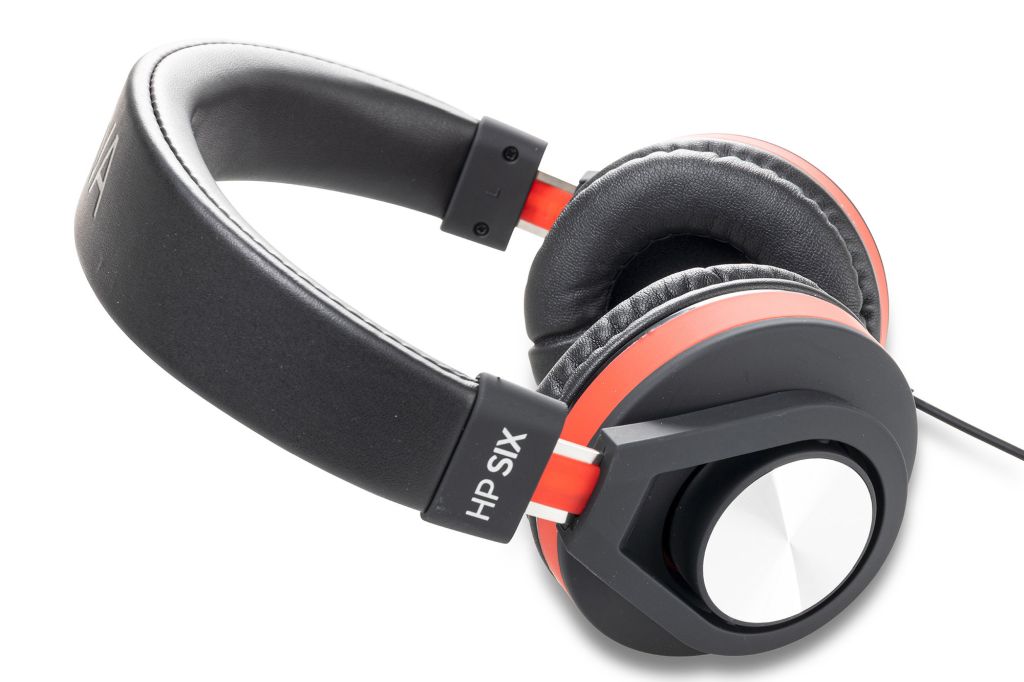 GEWA HP SIX geschlossener HiFi-Kopfhörer, schwarz/rot