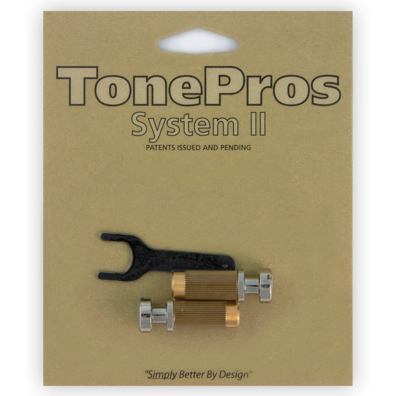 TonePros SM1 N - Metric Brass Locking Studs - Nickel