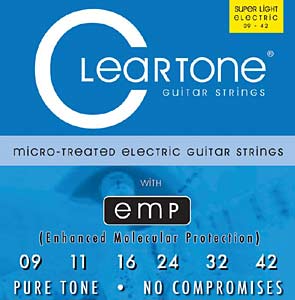 CLEARTONE CT9409 Nickel-Plated EMP, Saiten E-Gitarre Set, Ultra Light, 009-042