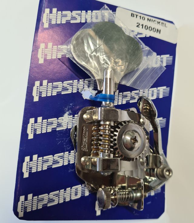 Hipshot BT10 - Bass Xtender, for F- Style Made in Japan -  Nickel, D-Tuner E-Bass