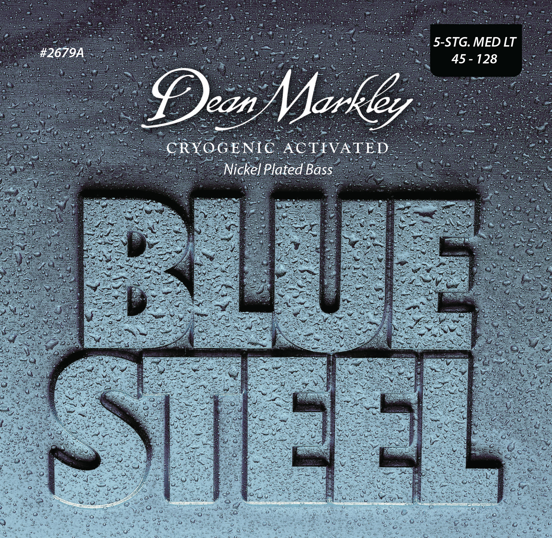 Dean Markley Blue Steel - 2679 A - Electric Bass String Set, Nickel Plated Steel, 5-String, Medium Light, .045-.128
