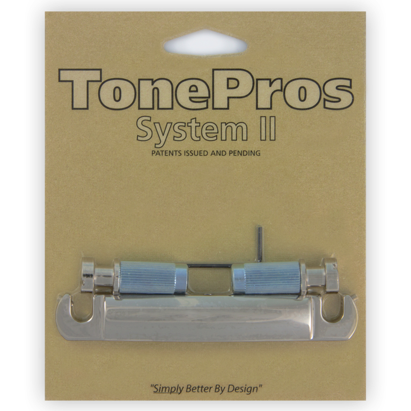 TonePros T7Z N - 7-String Metric Tailpiece (Locking Stop Bar) - Nickel