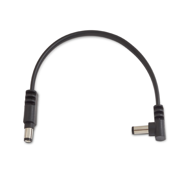 RockBoard Flat Power Cable, Angled / Straight - 15 cm / 5 29/32"