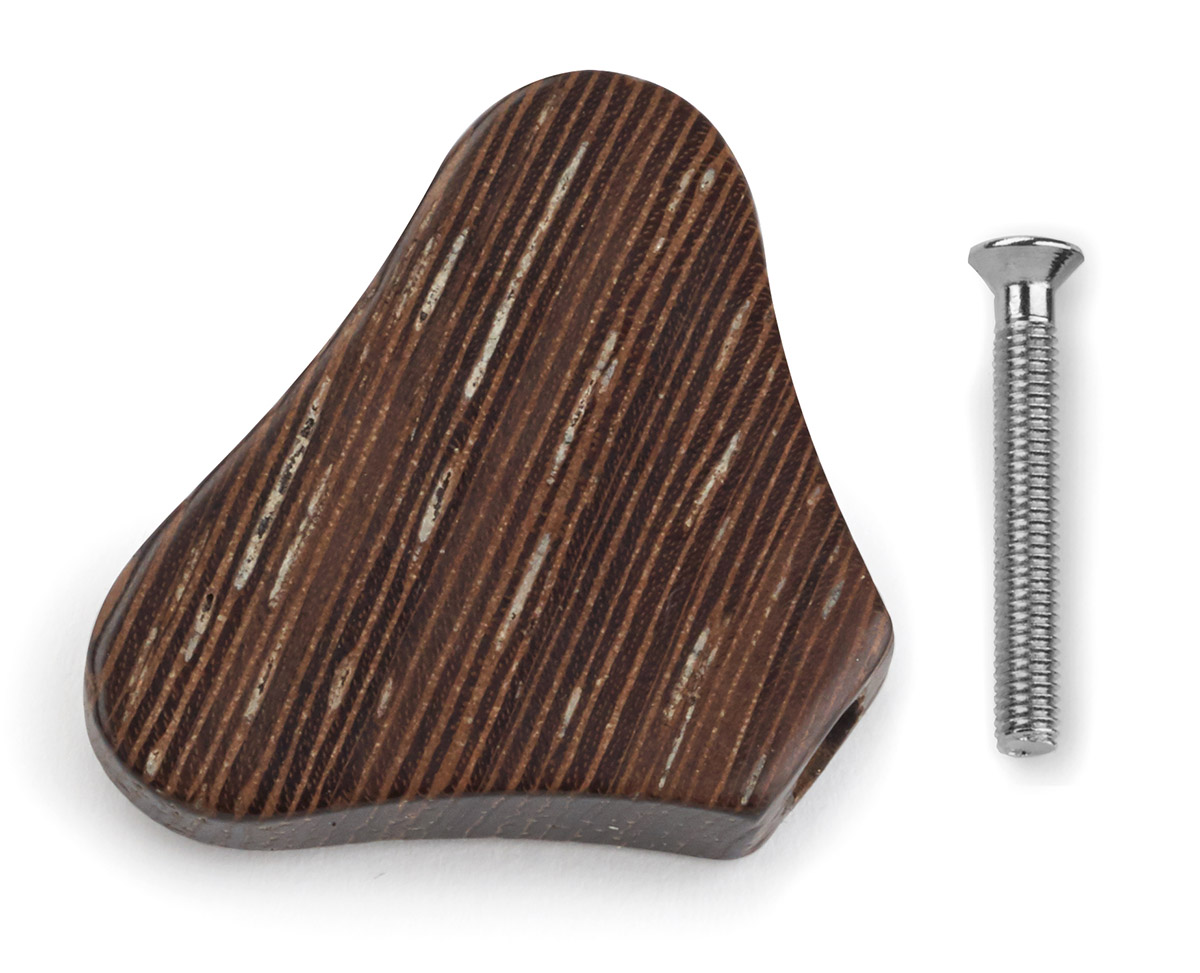 Warwick Parts - Wooden Peg for Warwick Machine Heads - Wenge (with Chrome Screw)
