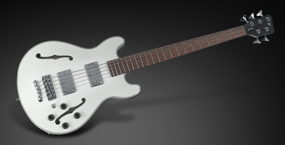 Warwick RockBass Star Bass, 5-String - Solid Creme White High Polish