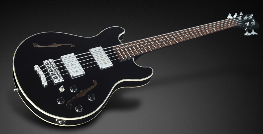 Warwick RockBass Star Bass, 5-String - Solid Black High Polish