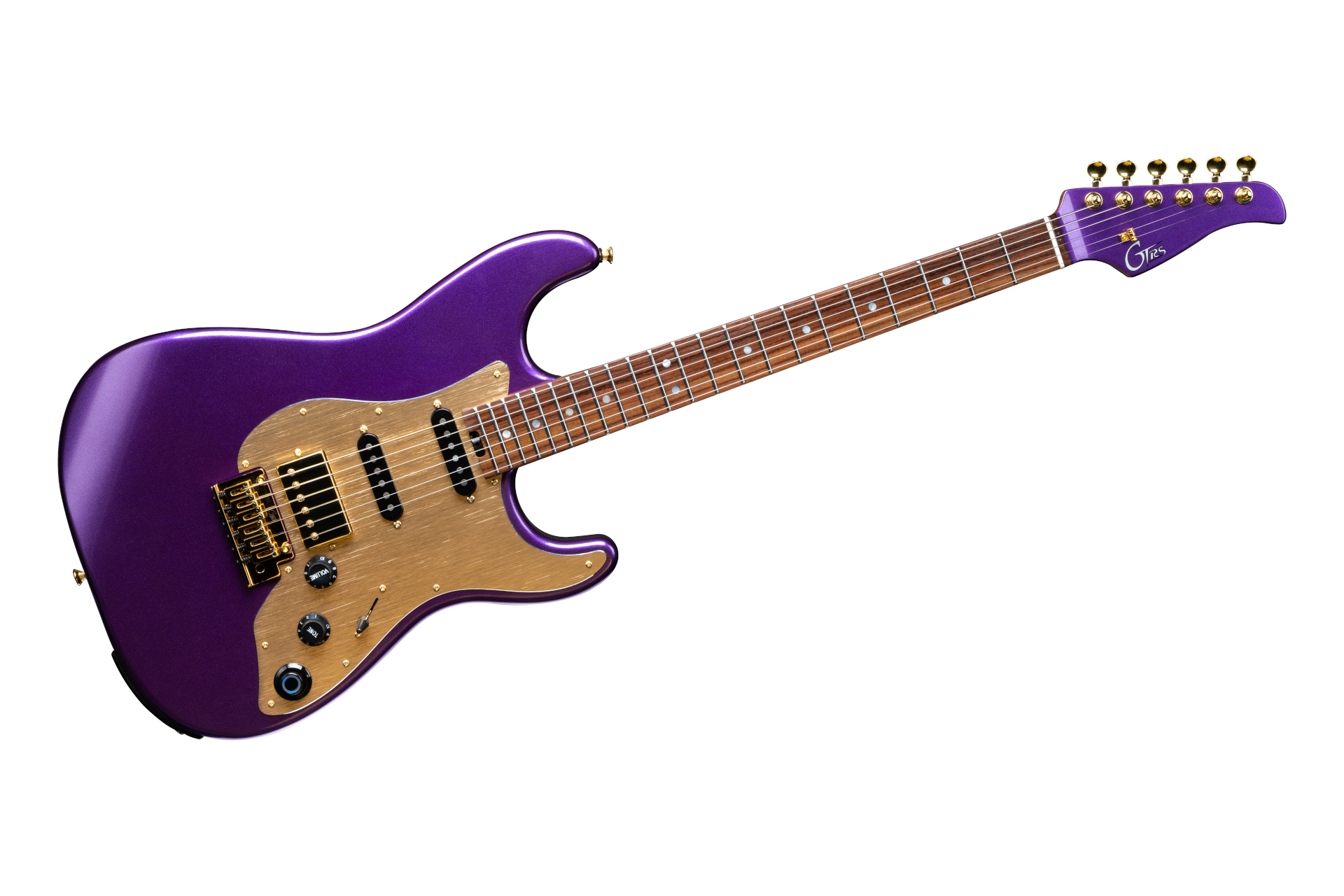 Mooer GTRS Guitars Standard 900 Intelligent Guitar (S900) with Wireless System - Plum Purple