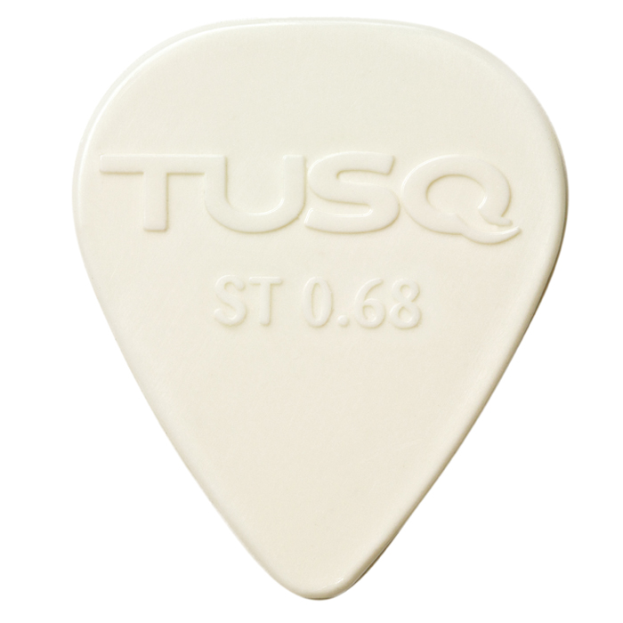TUSQ Standard Pick 0.68 mm White 6 pcs