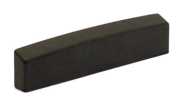 Black TUSQ XL PT-4011-00 - Blank Guitar / Bass Nut (46 mm) - Electric, Flat