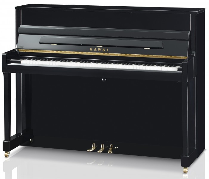 KAWAI K-200 E/P Klavier, schwarz poliert