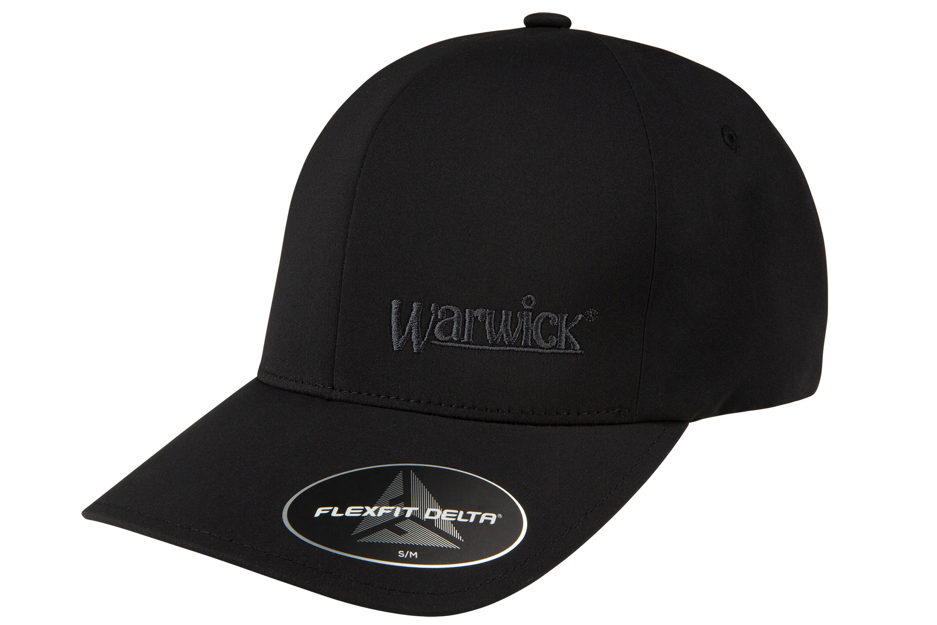 Warwick - Flexfit Delta Cap, Black - Size S/M
