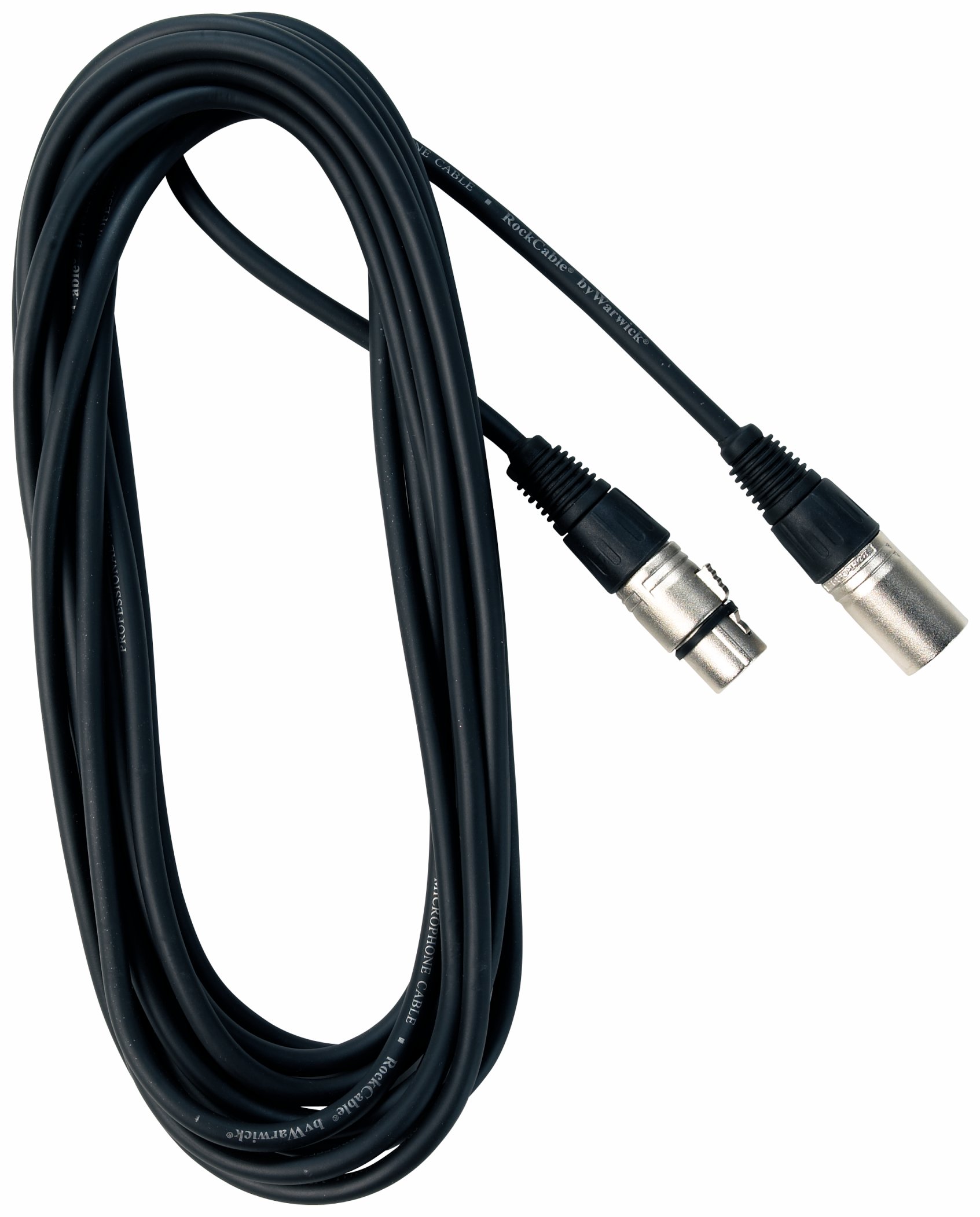 RockCable Microphone Cable - XLR (male) / XLR (female) - 6 m / 19.7 ft