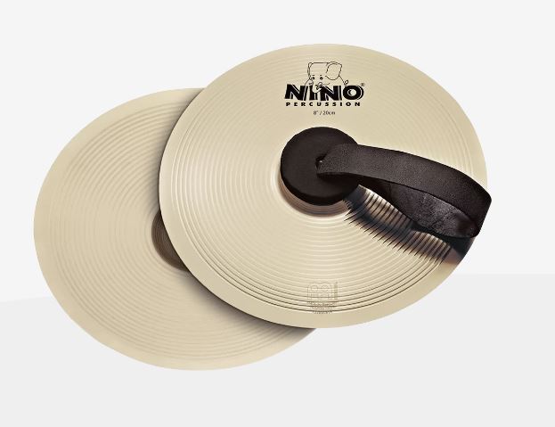 Meinl Nino NS18 7" Cymbal Marschbecken FX9, Paar