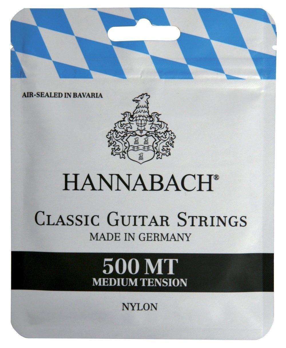 Hannabach Klassikgitarre-Saiten Serie 500 MT Medium Tension 028-0437