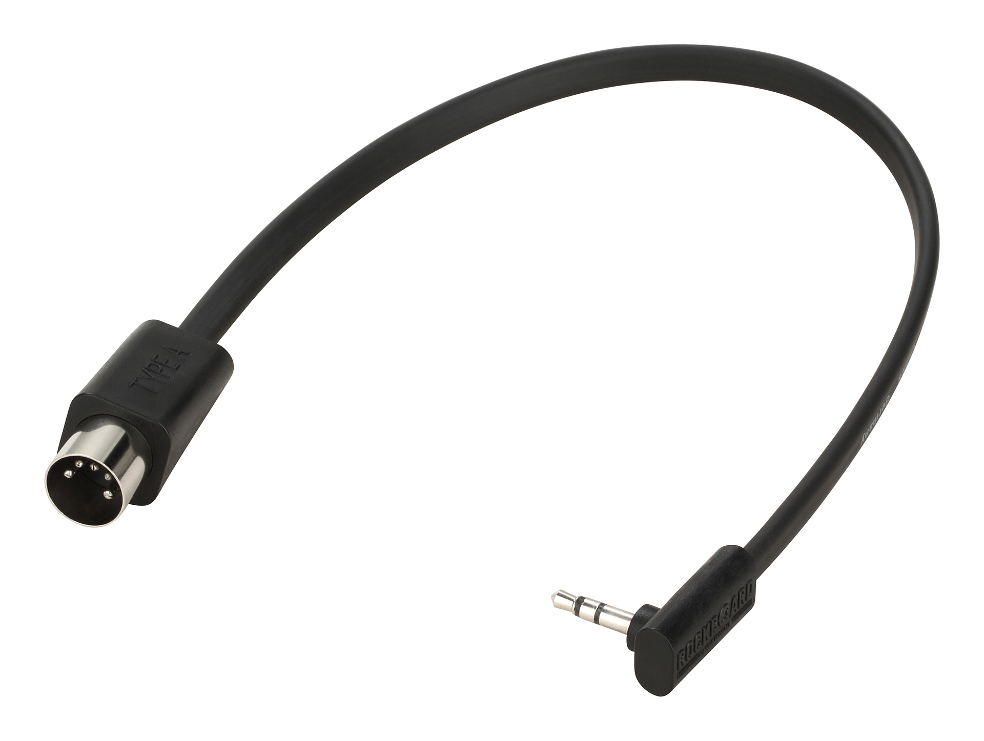 RockBoard Flat TRS to MIDI Cable, TRS-MIDI Type A - 30 cm / 11 13/16"