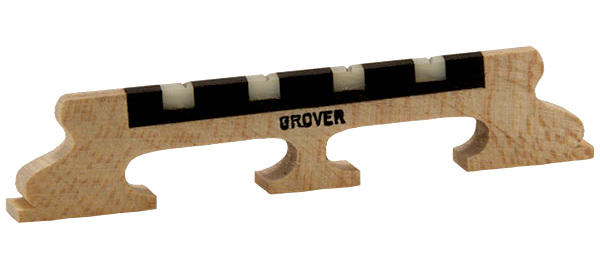 Grover B 91 - Acousticraft Banjo Bridge, 4-String, Tenor, 5/8" High