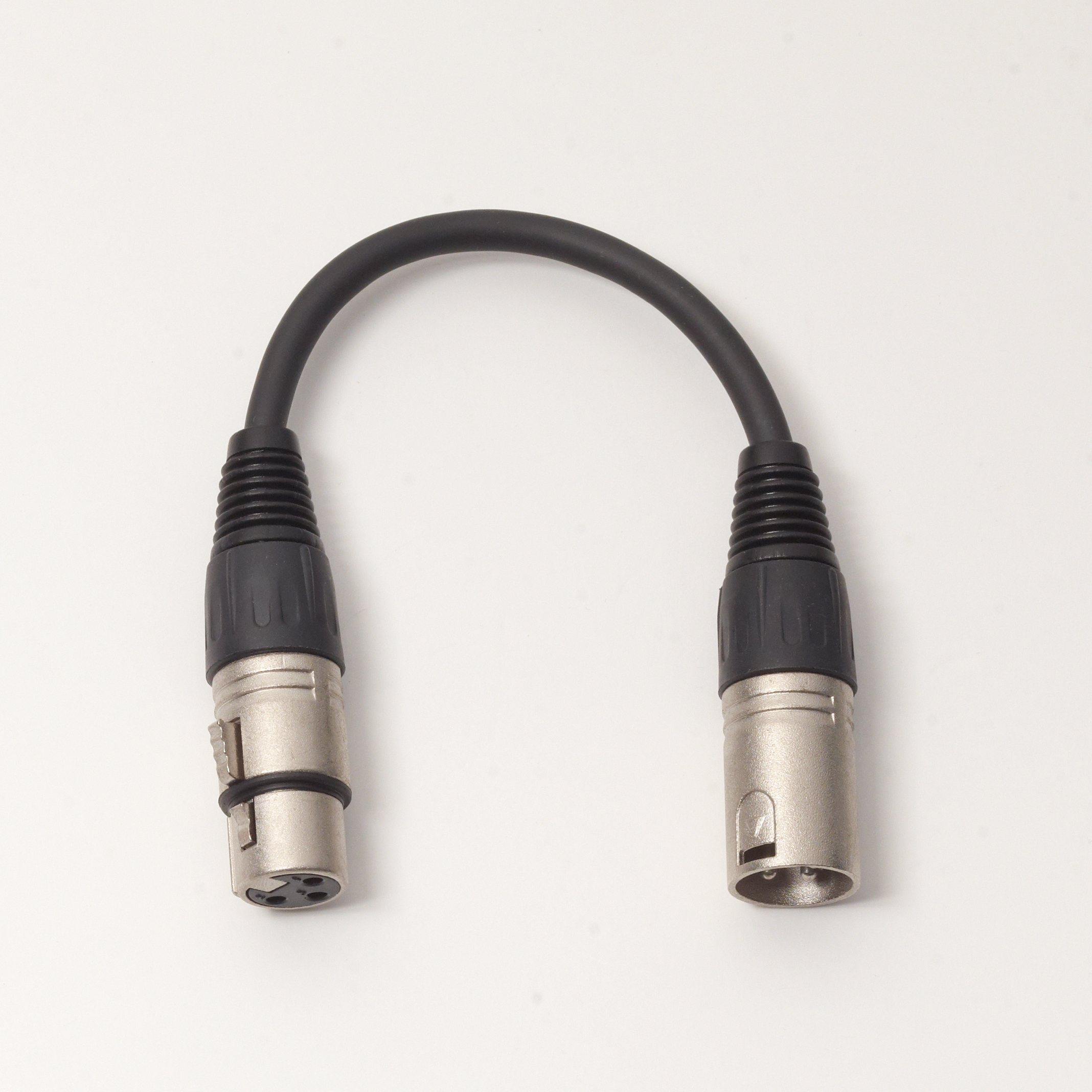 RockCable Patch Cable - XLR (male) to XLR (female) - 20 cm / 7 7/8" Kopie