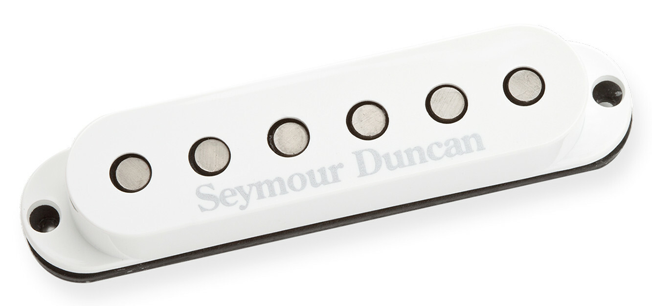 Seymour Duncan SSL-6 rwrp - Custom Flat Strat Pickup, RW/RP - White Cap