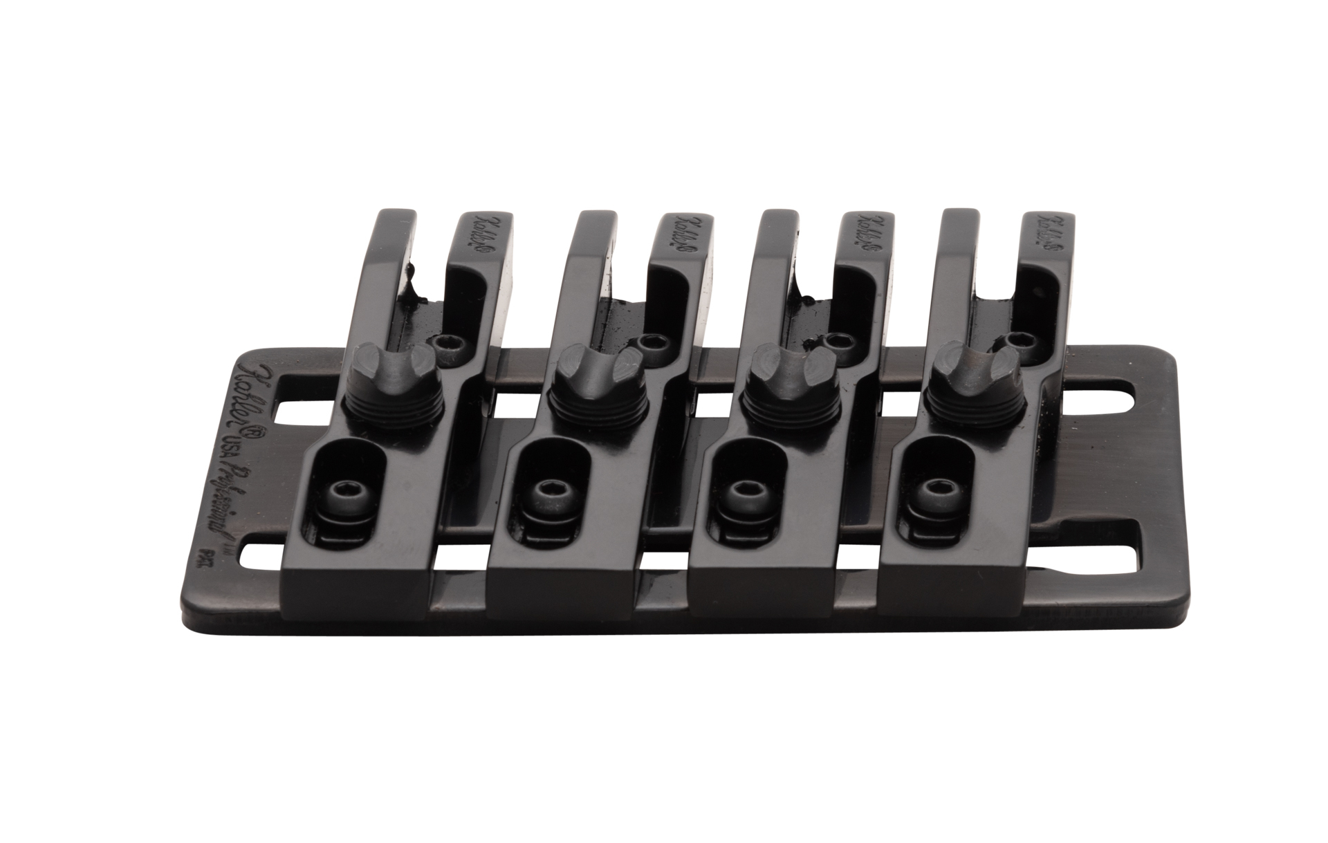 Kahler 2440-W4 - 4-String Bass Fixed Bridge - Black