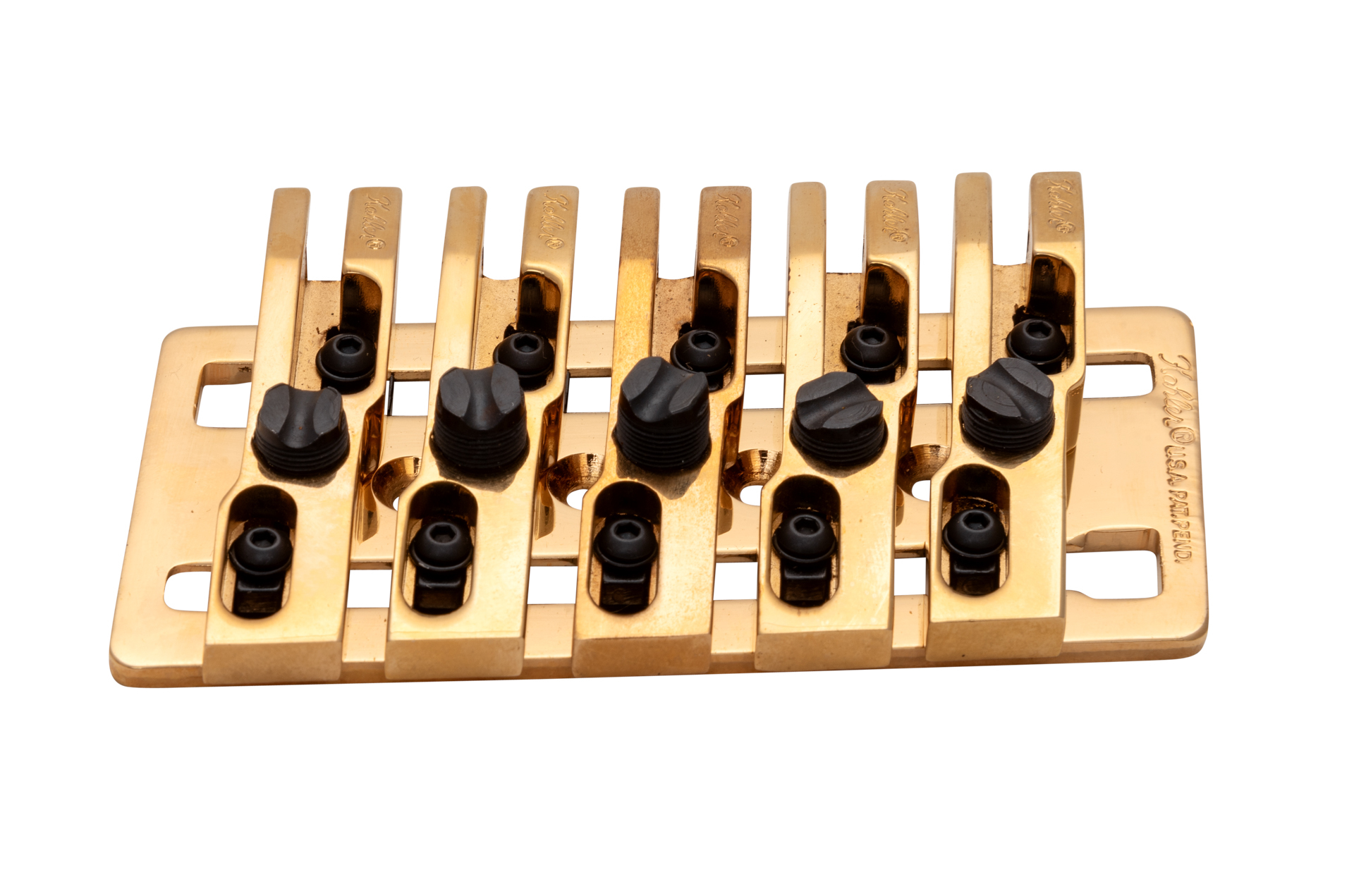 Kahler 2450-W5 - 5-String Wide Bass Fixed Bridge - Gold