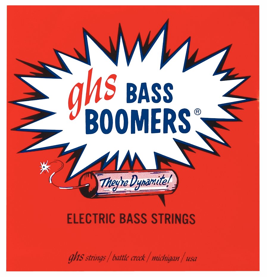 GHS Bass Boomers - Bass String Set, 4-String, Regular, .045-.095, Short Scale