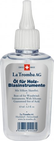 LA TROMBA Öl für Holz- Blasinstrumente, Bore Oil, 63 ml