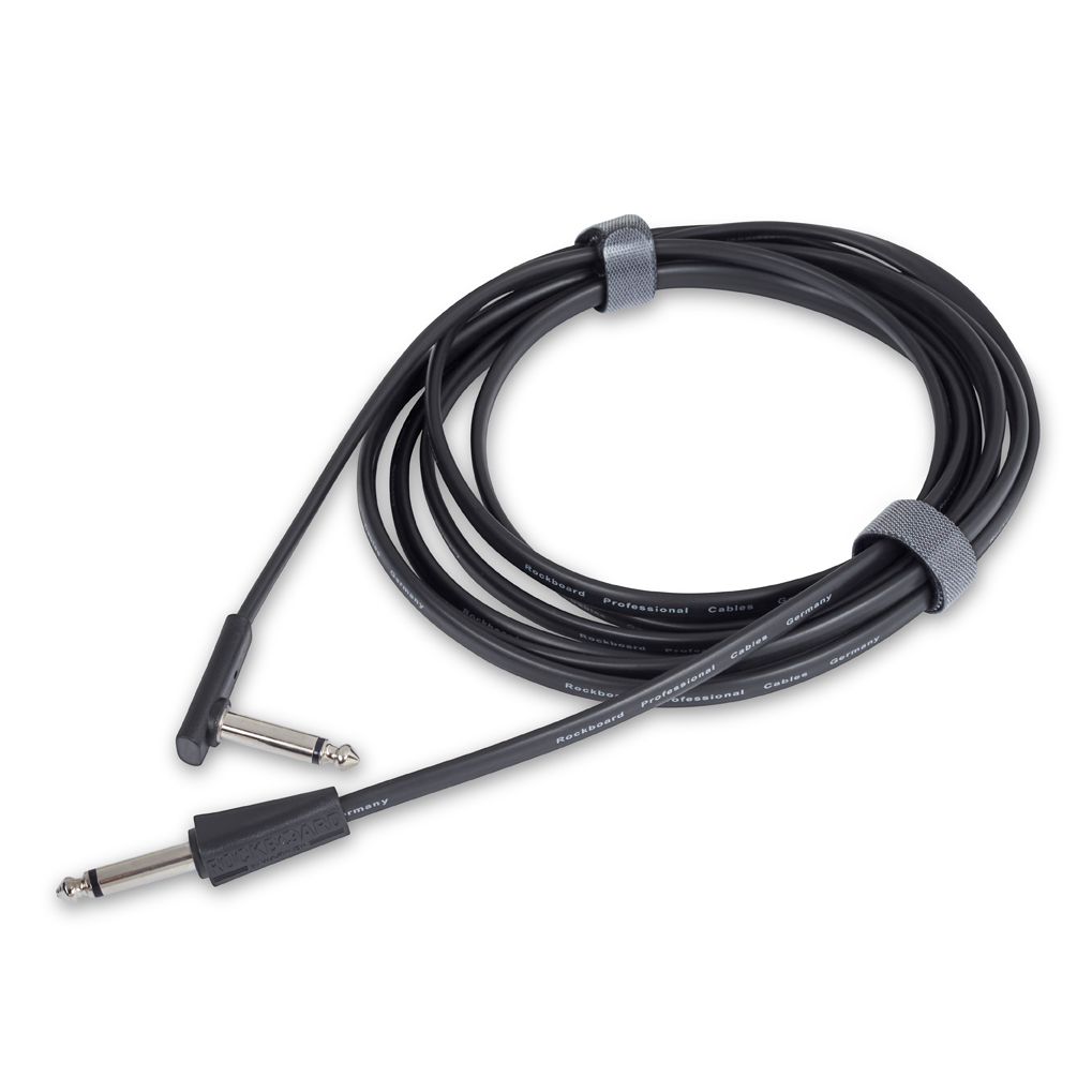 RockBoard Flat Instrument Cable, Straight / Angled - 300 cm / 118 7/64"
