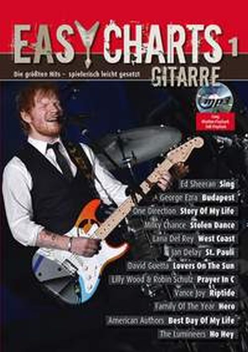 Easy Charts Gitarre - MF3901 - Songbook Gitarre TAB