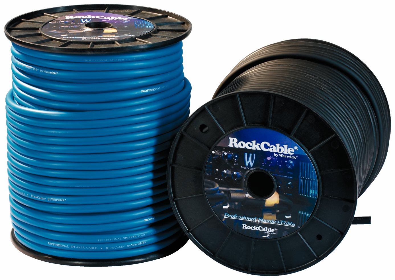 RockCable Speaker Cable Roll (Twin, 2x4 mm), 100 m / 328 ft - Black