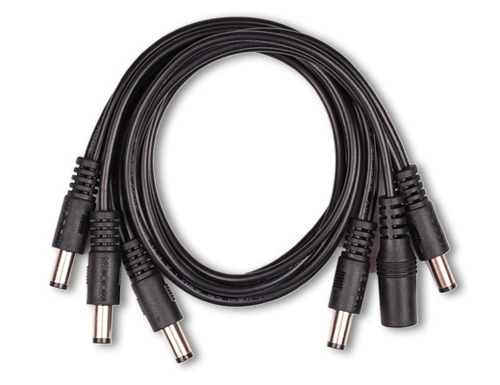 Mooer Power Daisy Chain Cable, 5 Plugs, straight