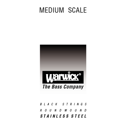 Warwick Black Label Bass Strings, Stainless Steel - Bass Single String, .095", Medium Scale