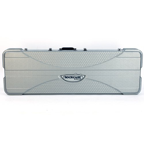 RockCase - Premium Line - Electric Bass ABS Case, Rectangular - Silver