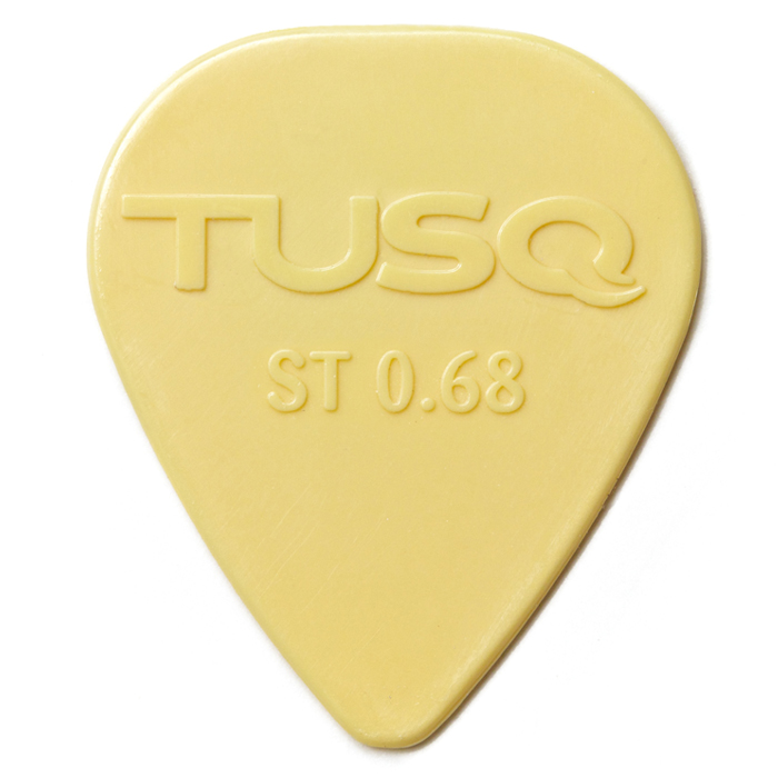 TUSQ Standard Pick 0.68 mm Vintage White, 6 pcs