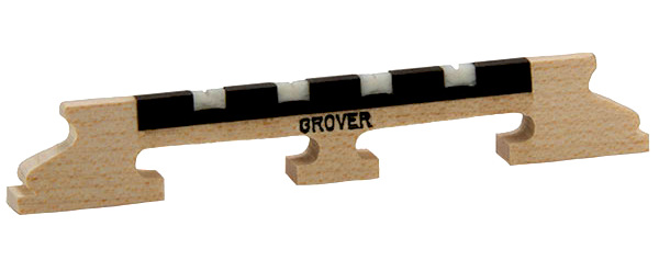 Grover B 90 - Acousticraft Banjo Bridge, 4-String, Tenor, 1/2" High