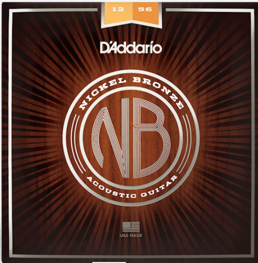 D'ADDARIO NB1256 012-056 Nickel Bronze Saiten für Westerngitarre