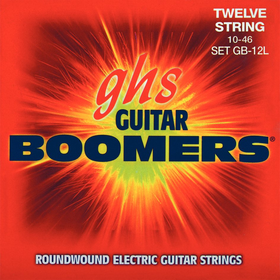 GHS Guitar Boomers - GB-12L - Electric Guitar String Set, 12-String Light, .010-.046