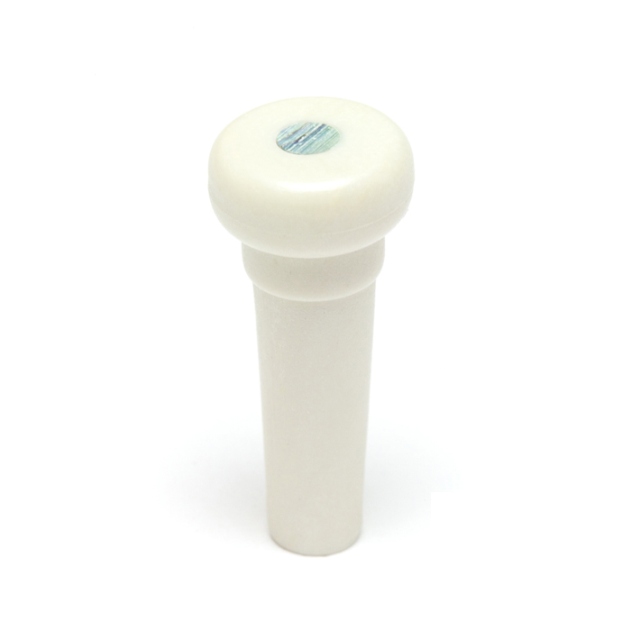 TUSQ PP-7182-00 - End Pin - White - with Paua Shell Inlay