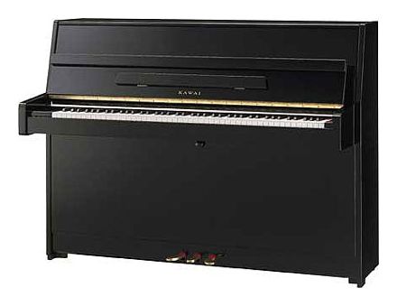 KAWAI K-15 E/P Klavier, schwarz poliert