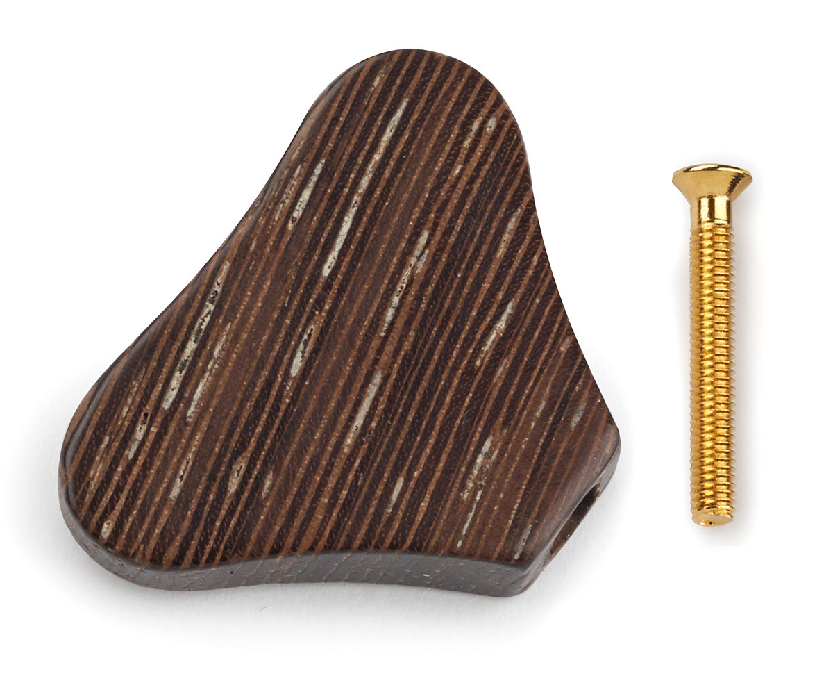 Warwick Parts - Wooden Peg for Warwick Machine Heads - Wenge (with Gold Screw)