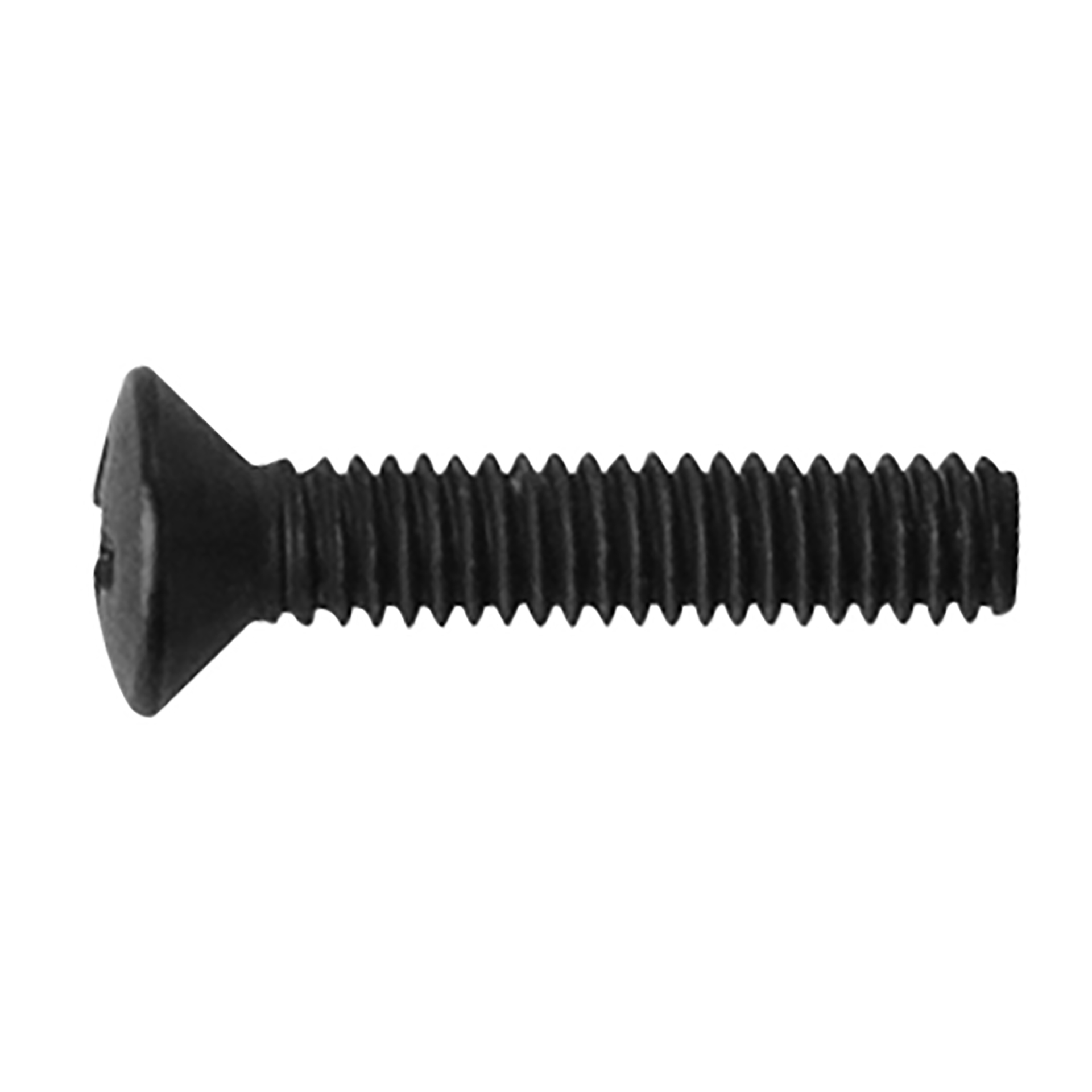 Sadowsky Parts - Countersunk Screw for Electronics Compartment Covers, M 2,5 mm x 12 mm, 4 pcs. - Black
