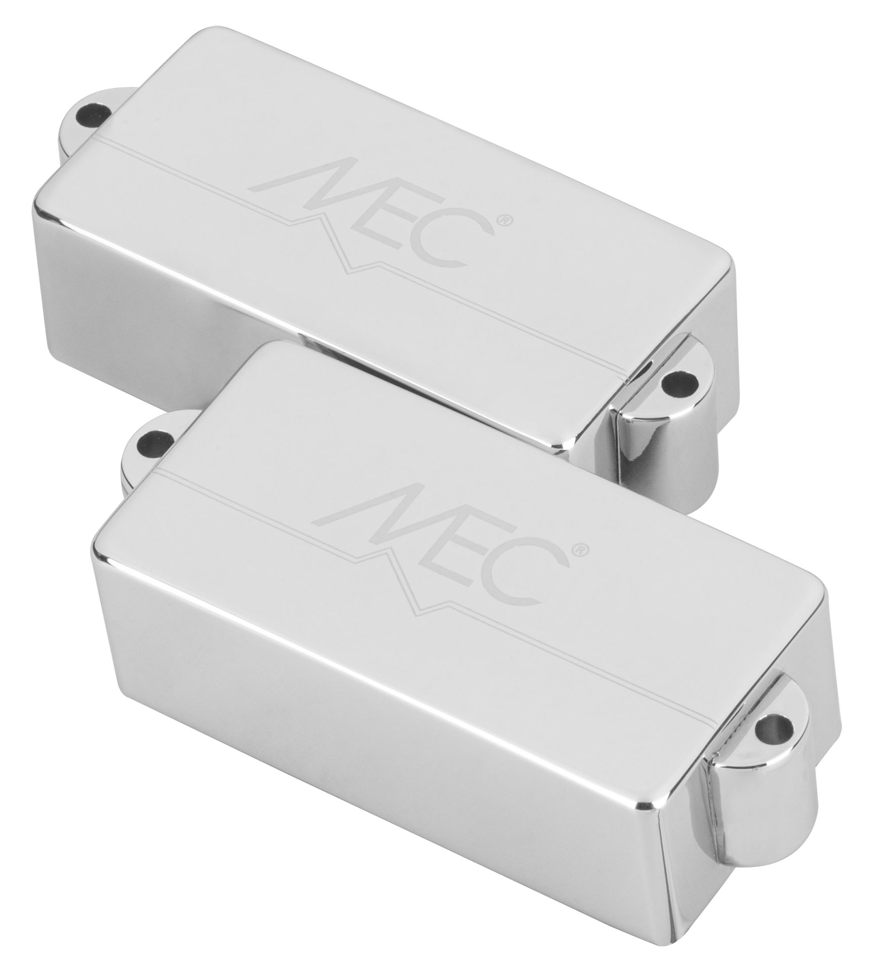 MEC Active P-Style Bass Pickup, Metal Cover, 4-String - Chrome