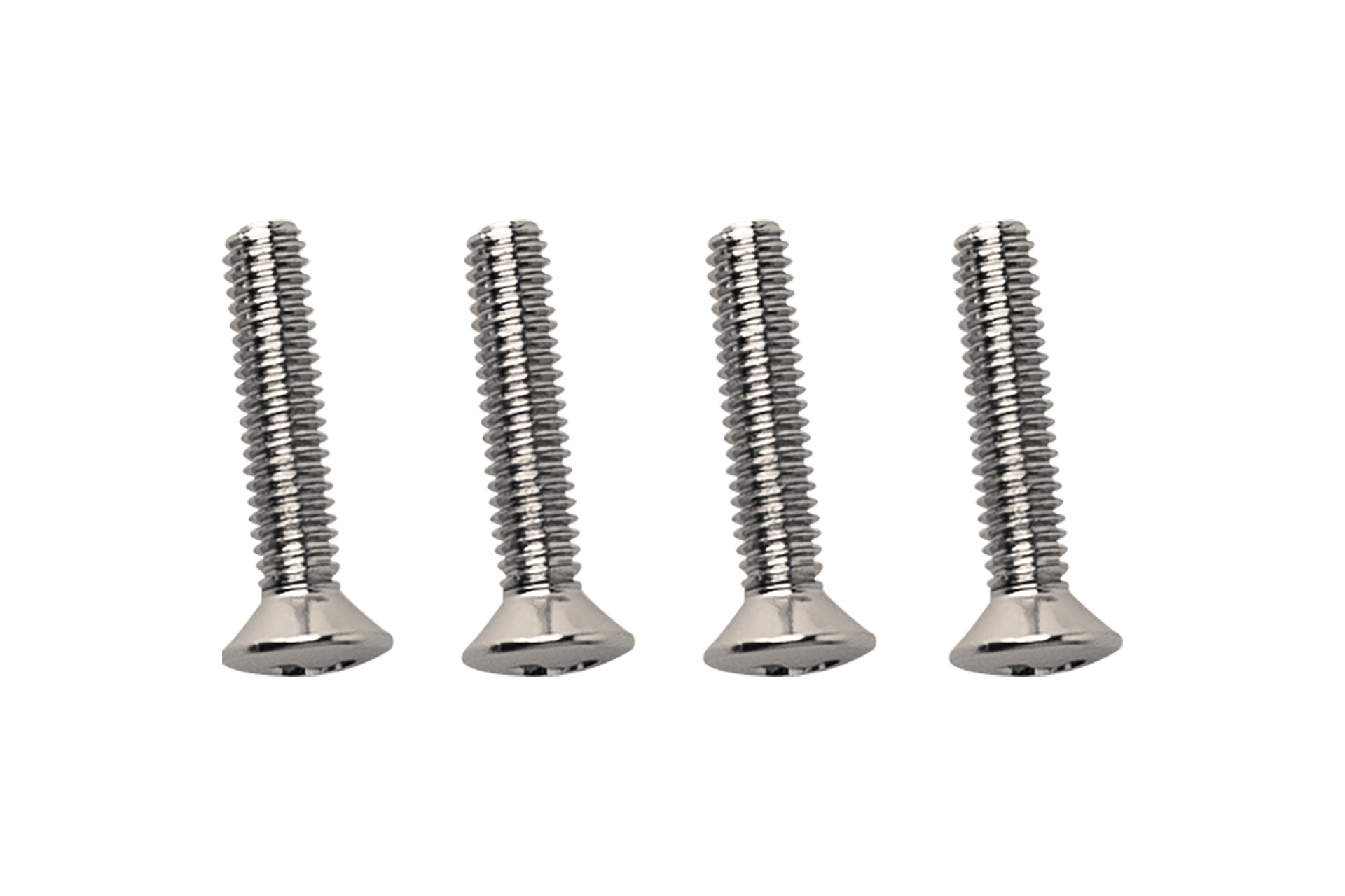 Sadowsky Parts - Countersunk Screw for Electronics Compartment Covers, M 2,5 mm x 12 mm, 4 pcs. - Stainless Steel
