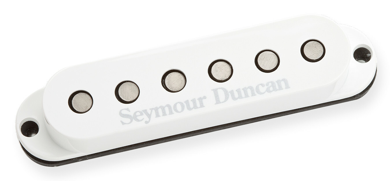Seymour Duncan SSL-6 - Custom Flat Strat Pickup - White Cap