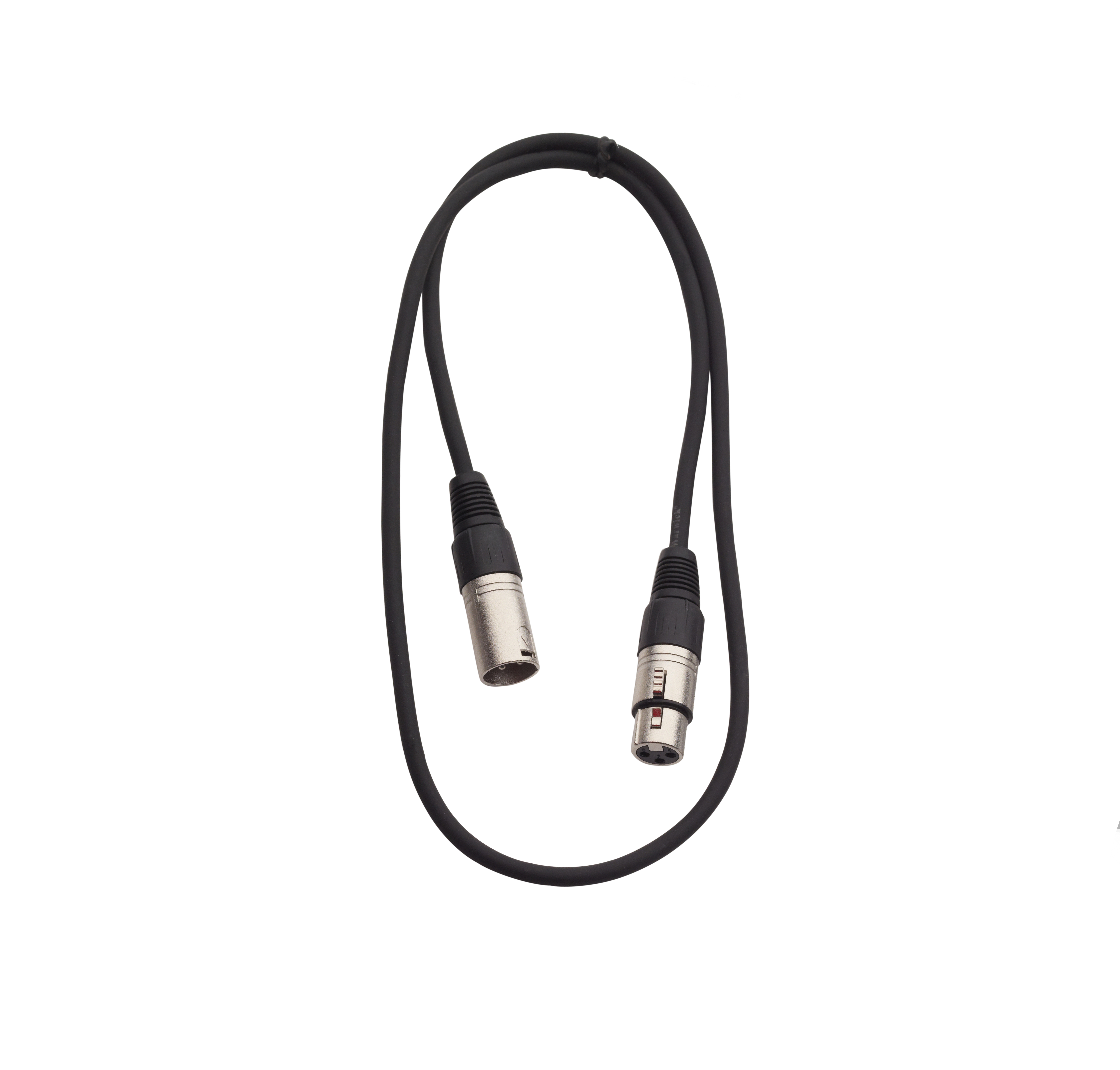 RockCable Microphone Cable - XLR (male) / XLR (female) - 1 m / 3.3 ft