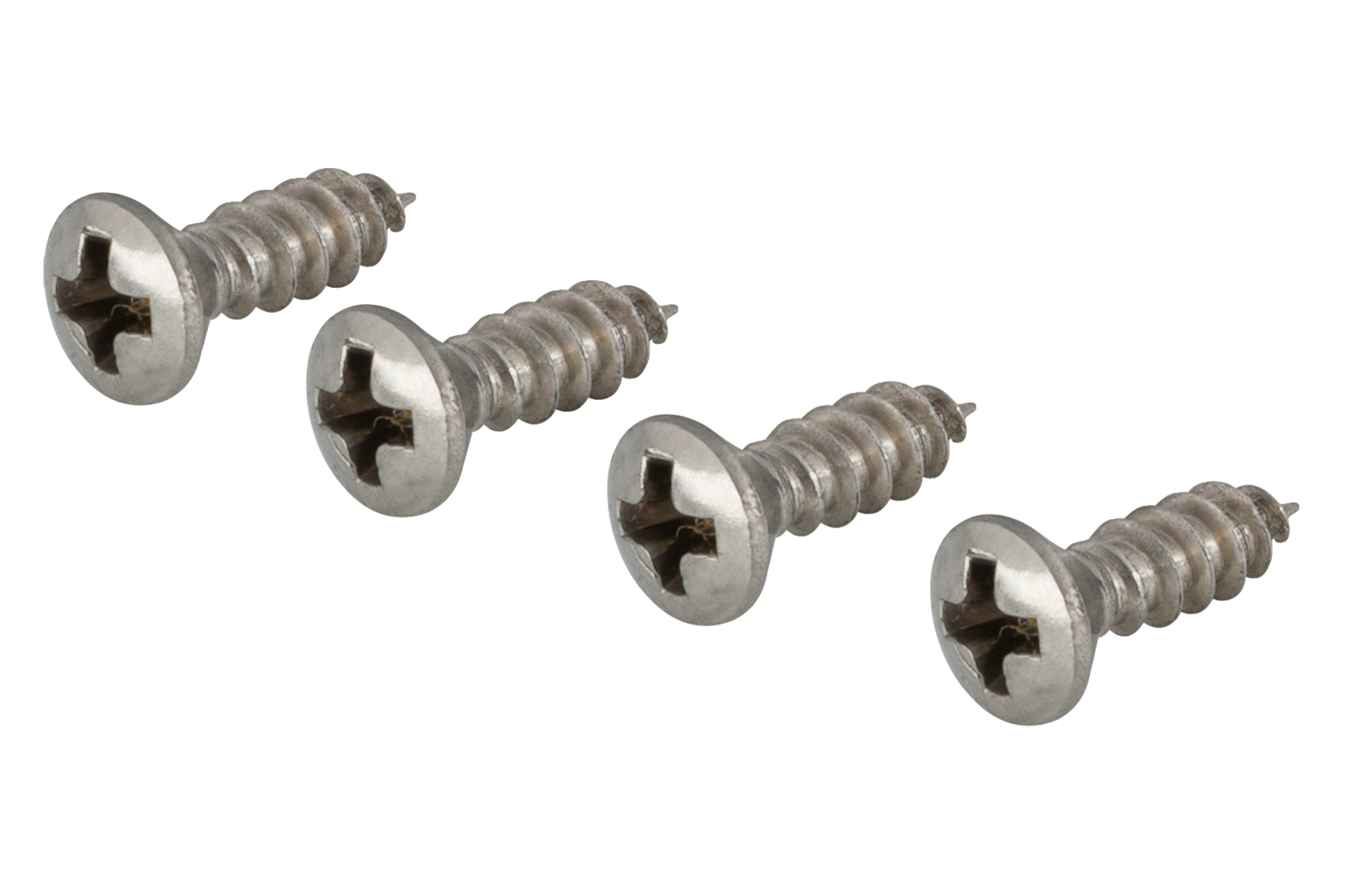 Framus & Warwick Parts - Pickguard Screw, 2,2 mm x 9,5 mm, 4 pcs. - Stainless Steel