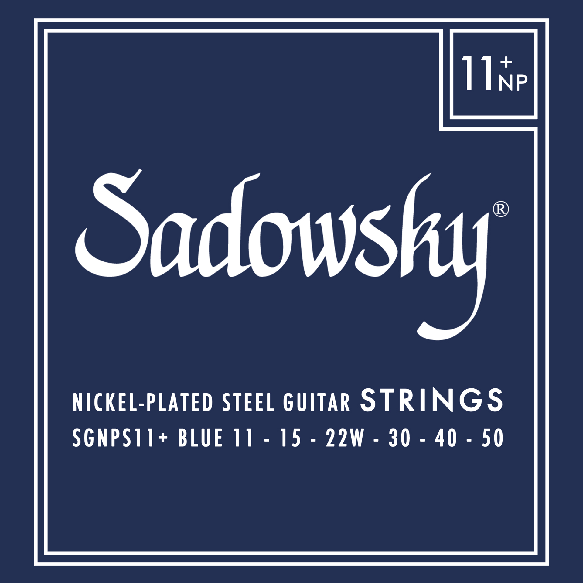 Sadowsky Blue Label Guitar String Set, Nickel Plated Steel - 011-050